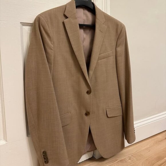 NEW Men's Sport Coat, size 38-R, Beige/tan color, KENNETH COLE REACTION - Picture 1 of 3